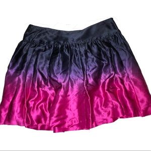 100% Silk Skater Skirt🖤💜💗